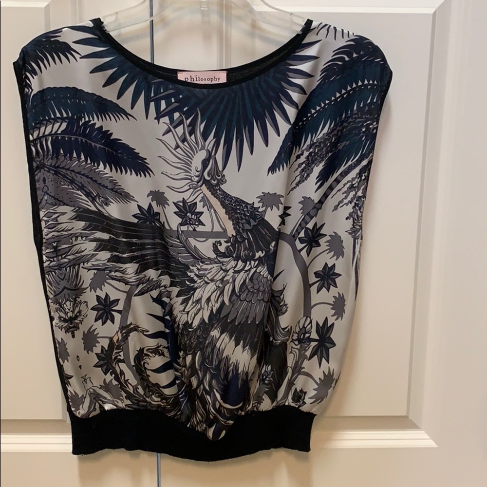 Philosophy short sleeve top